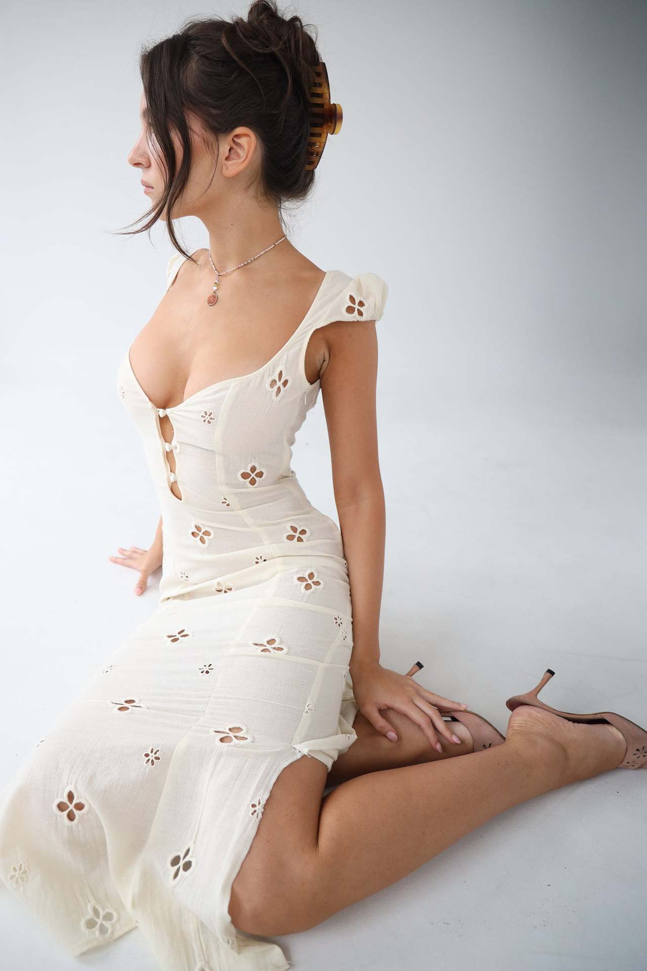 Elegant Ladies Formal Midi Dress