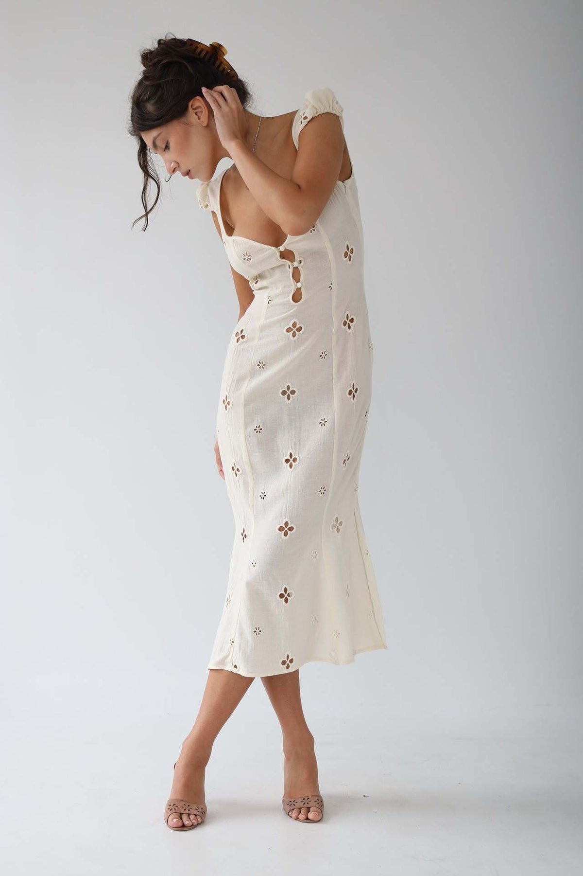 Elegant Ladies Formal Midi Dress