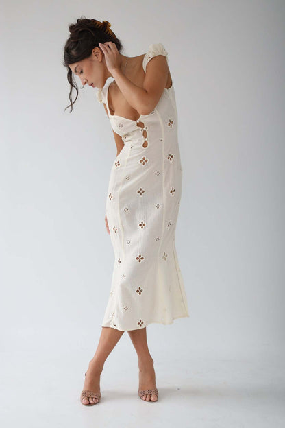 Elegant Ladies Formal Midi Dress