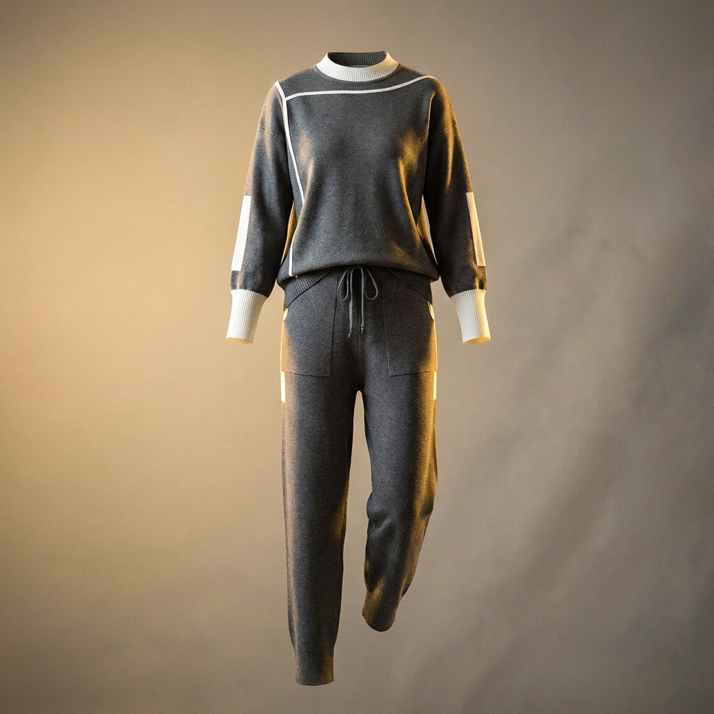 Luxury Pure Wool Coat Set