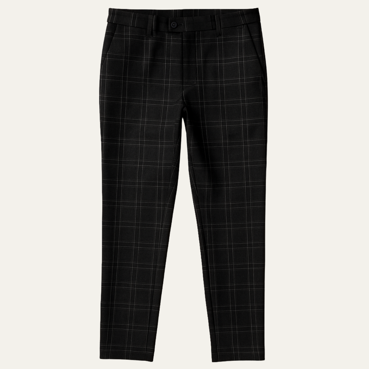 Men's Slim Fit Checked Pants - VibreMode
