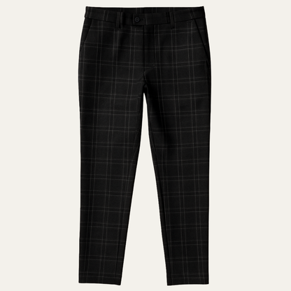 Men's Slim Fit Checked Pants - VibreMode