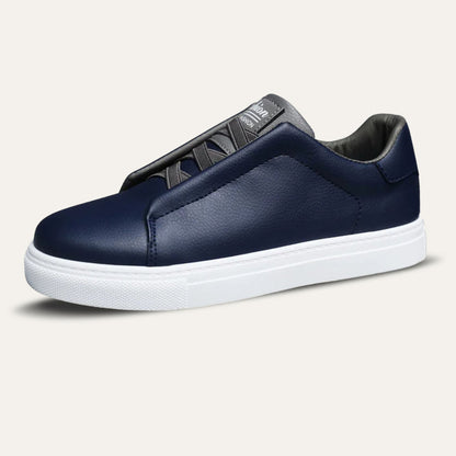 Men's Leather Slip On Sneakers