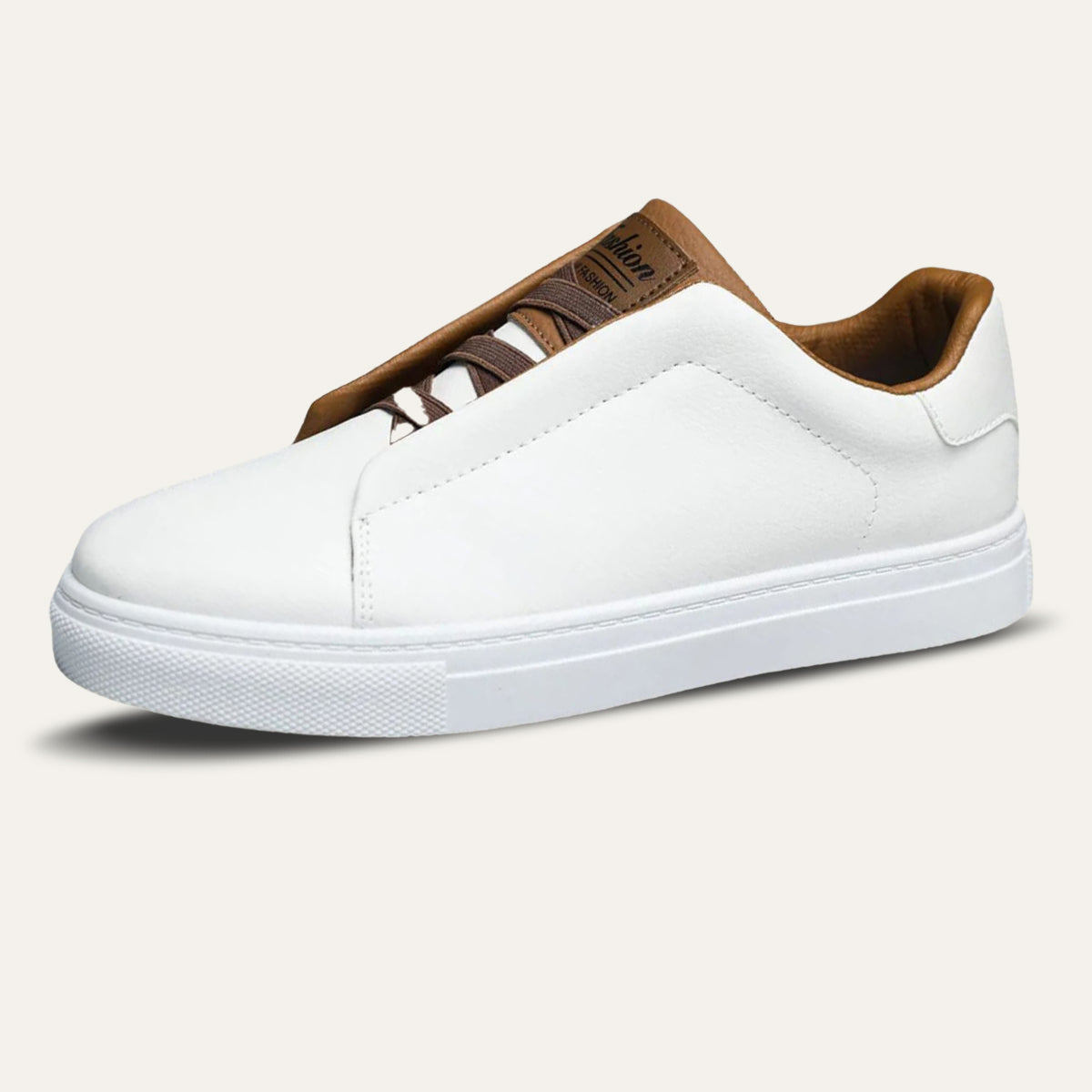 Men's Leather Slip On Sneakers