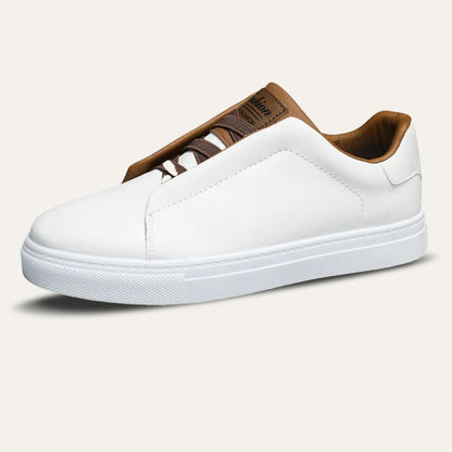 Men's Leather Slip On Sneakers