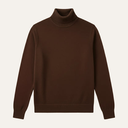 Men's Classic Turtleneck Sweater Knit