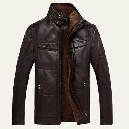 Radcliffe Men's Leather Jacket - VibreMode