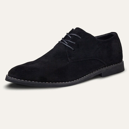 Men's Suede Formal Shoes Classic Brown