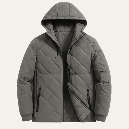 Men's Thick Fleece Lined Winter Hooded Coat