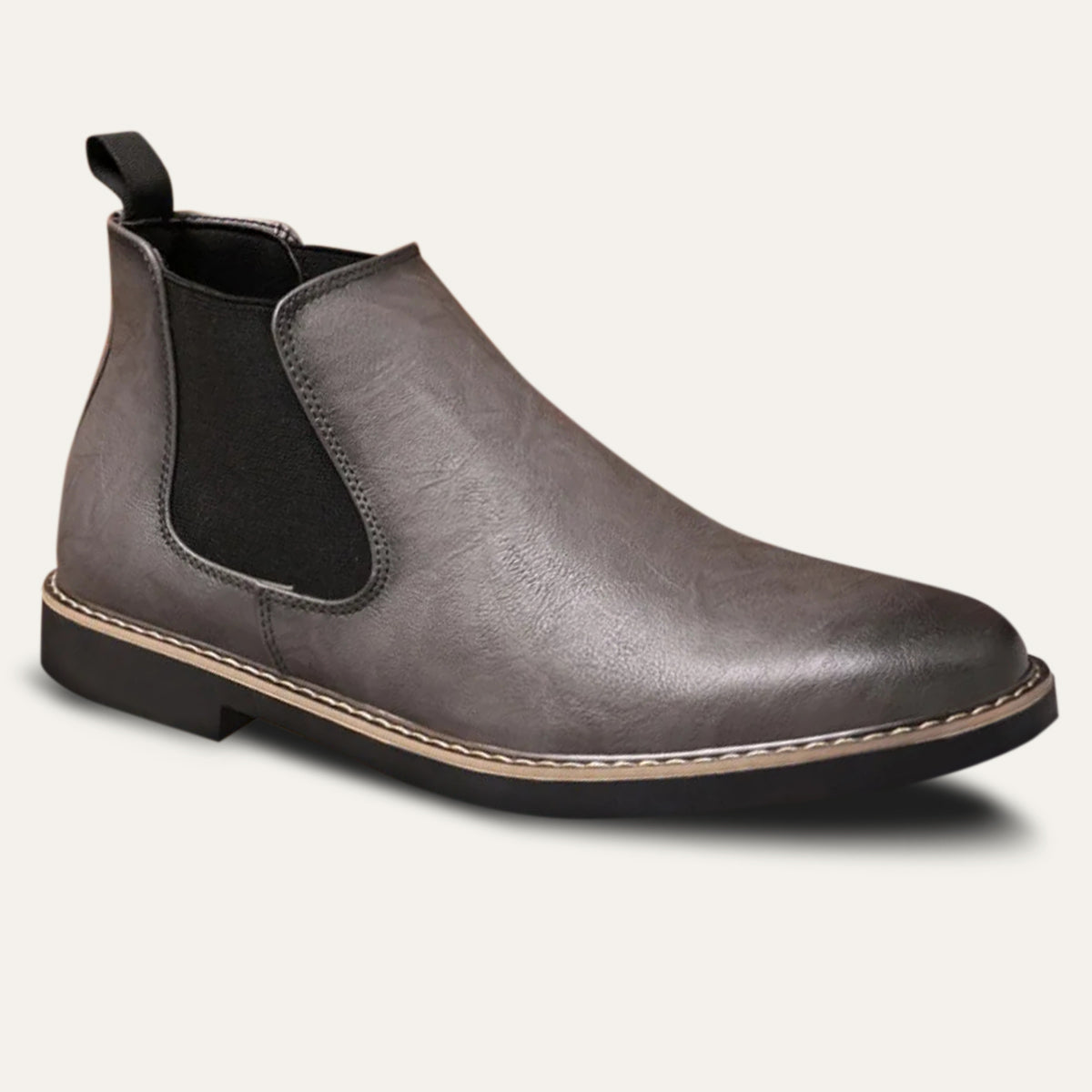 Men's Leather Chelsea Boots Comfortable Black