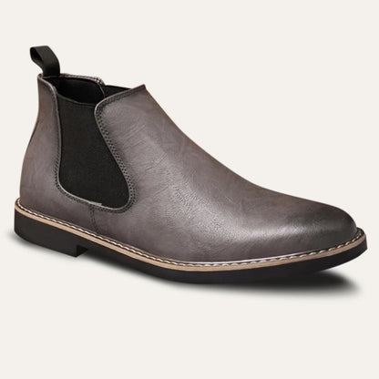 Men's Leather Chelsea Boots Comfortable Black