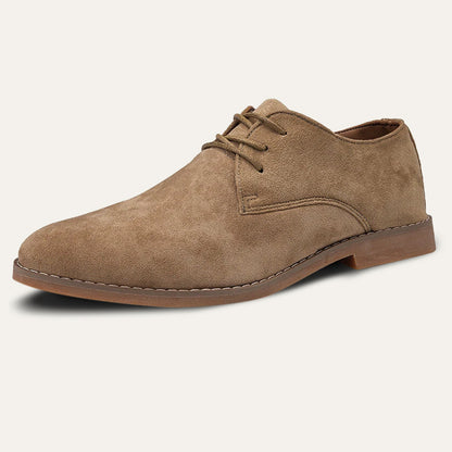 Men's Suede Formal Shoes Classic Brown