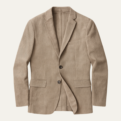 Men's Slim Fit Corduroy Blazer Suit - VibreMode