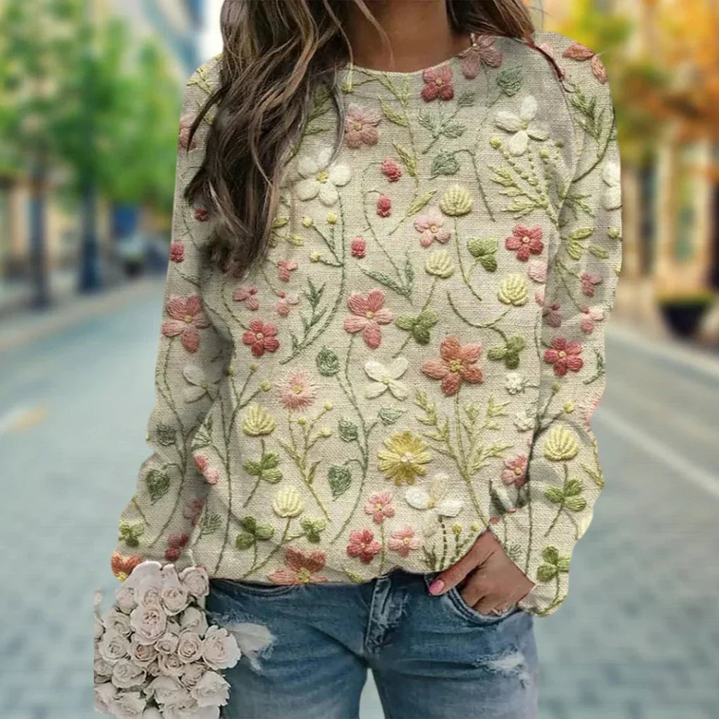 Women's Relaxed Fit Sweater Soft Spring Layer - VibreMode