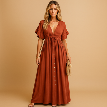 Lightweight Summer Beach Dress for Women - VibreMode