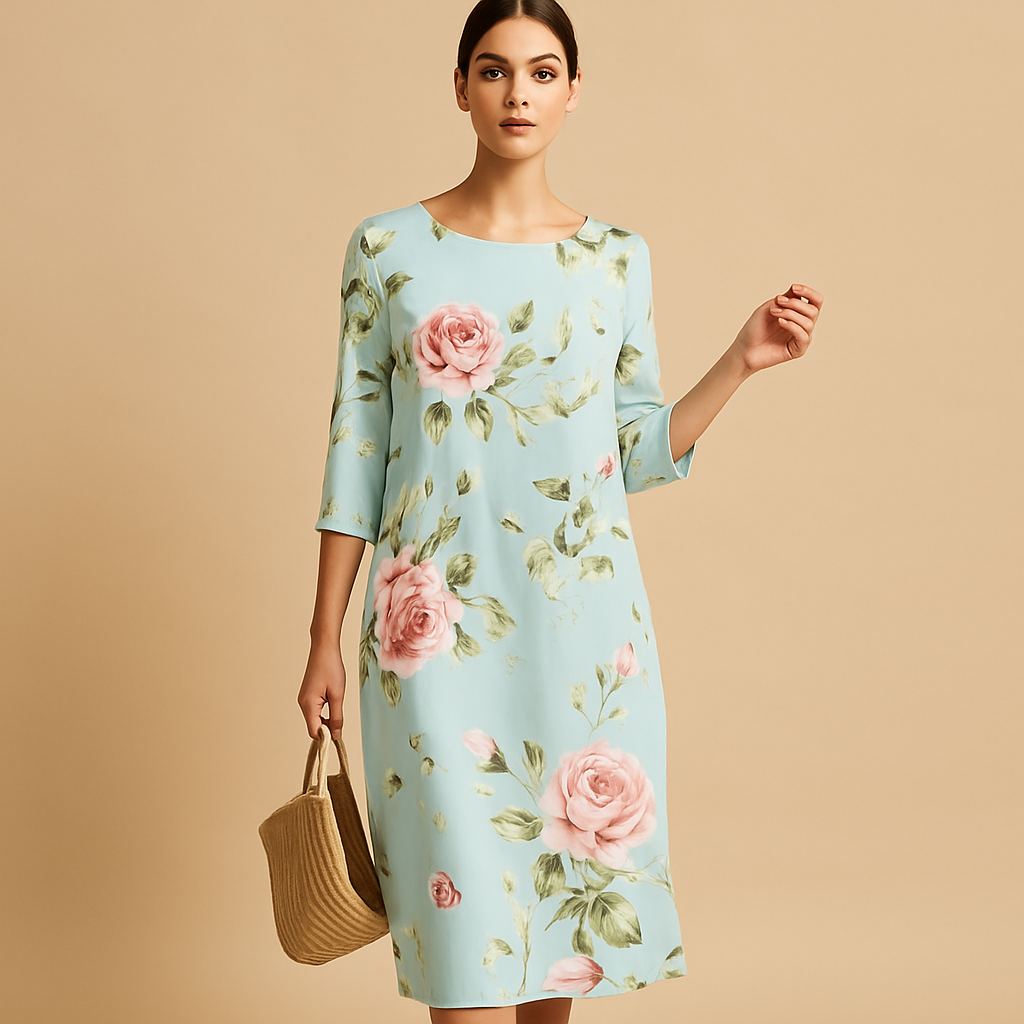 Women's Flowy Midi Dress - VibreMode