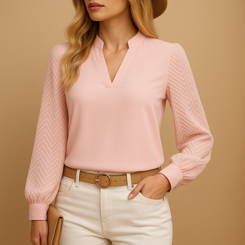Women's V-Neck Flowy Elegant - VibreMode