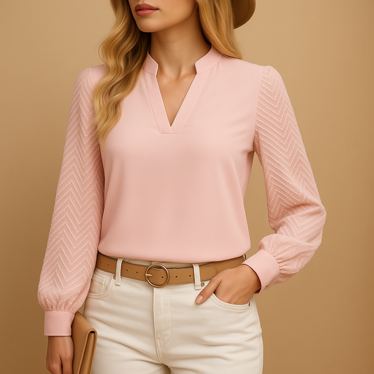 Women's V-Neck Flowy Elegant - VibreMode