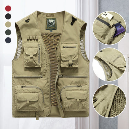 Men's Summer Vest Multi Pocket Design