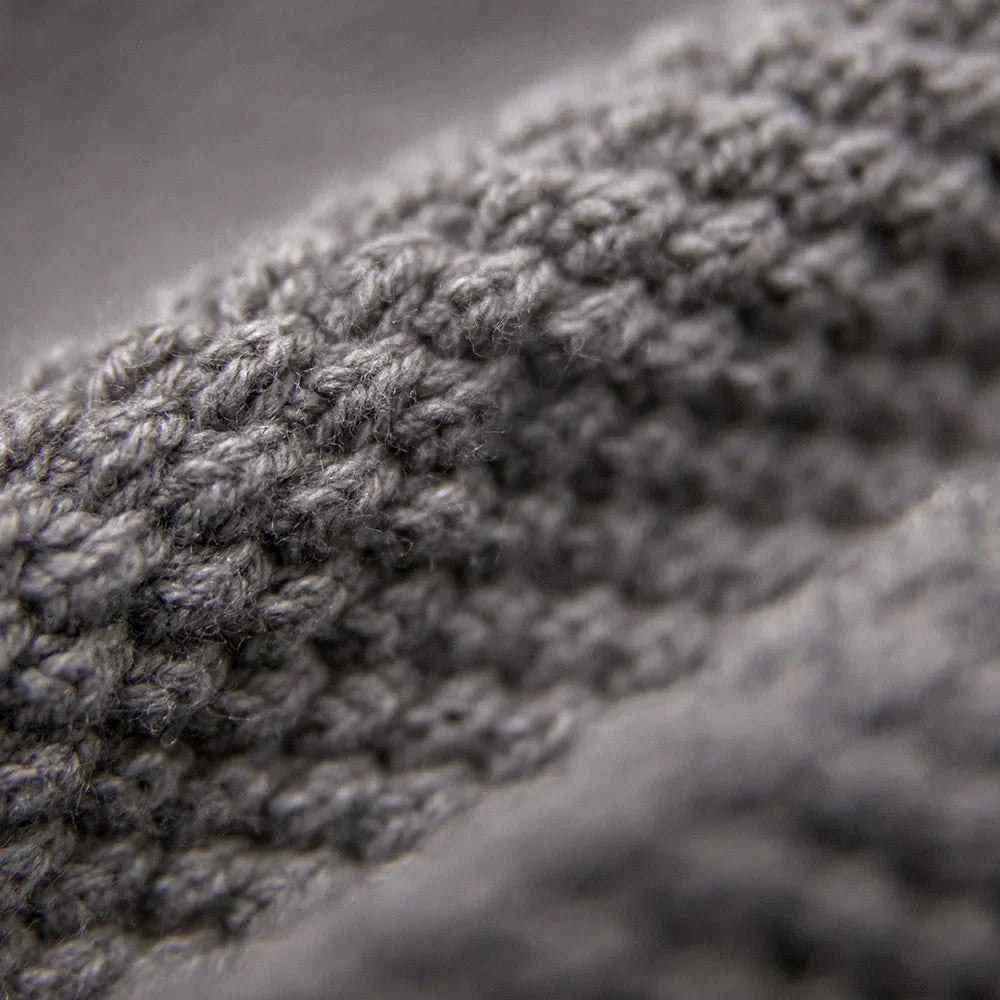 Textured Knit Hoodie