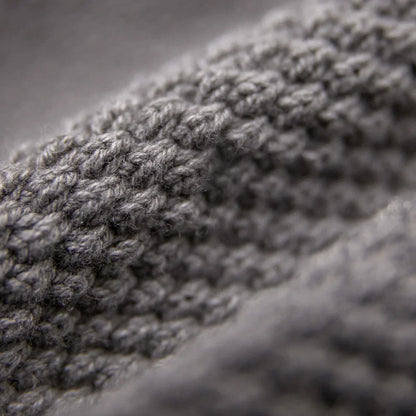 Textured Knit Hoodie