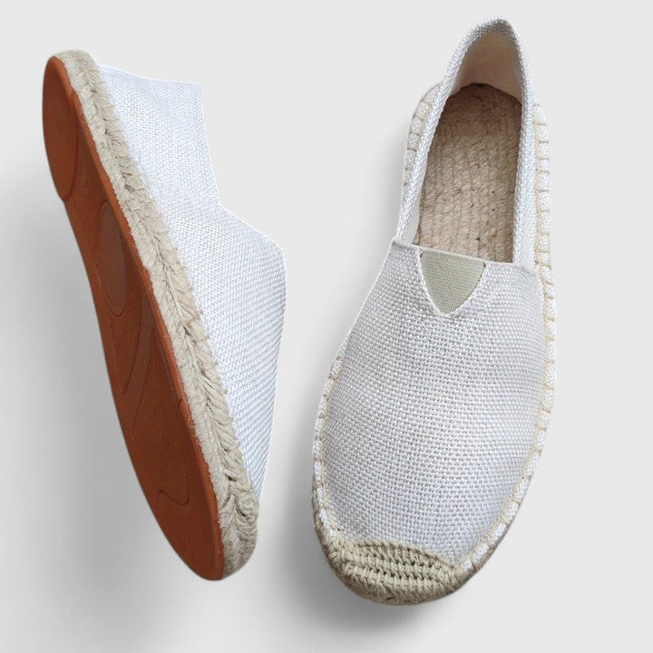 Women's Mesh Espadrille Flat Shoes - VibreMode