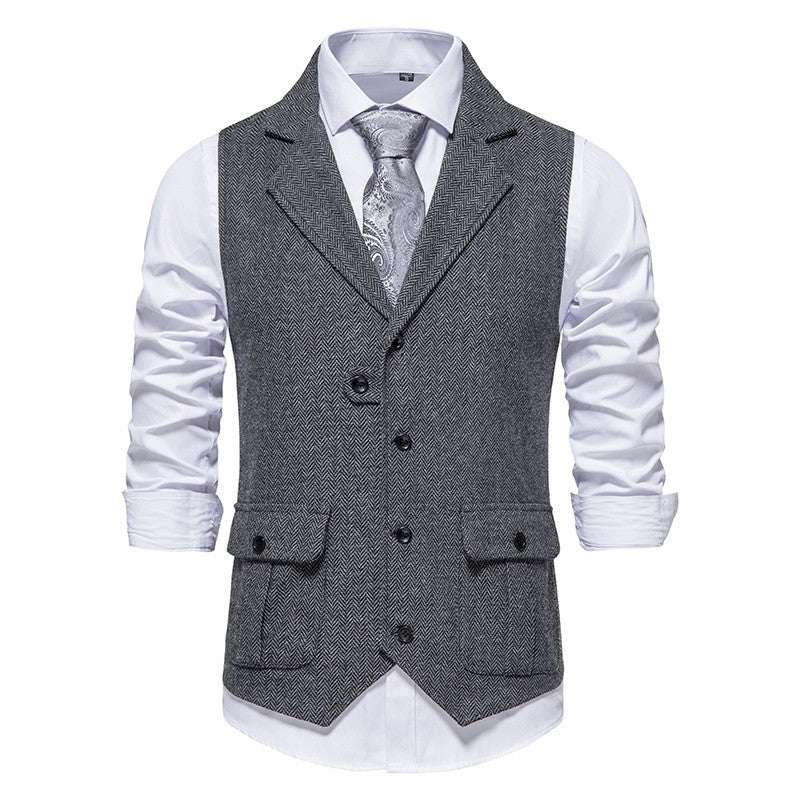 Stylish Men's Business Waistcoat Vest