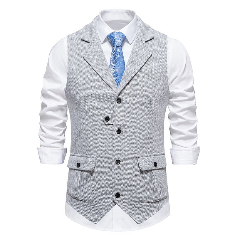 Stylish Men's Business Waistcoat Vest