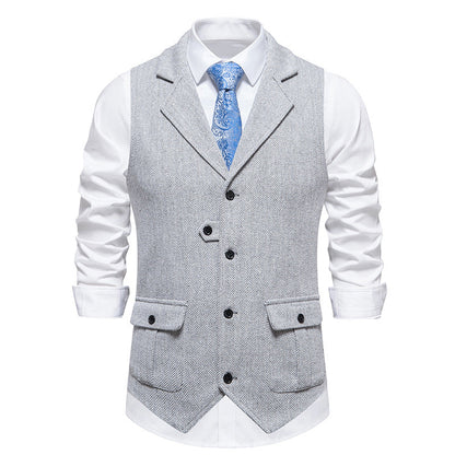 Stylish Men's Business Waistcoat Vest