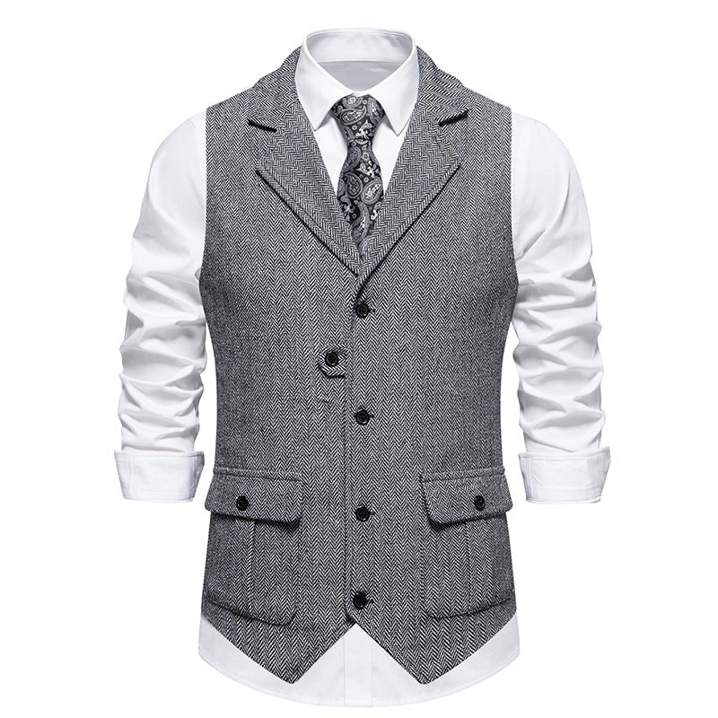 Stylish Men's Business Waistcoat Vest