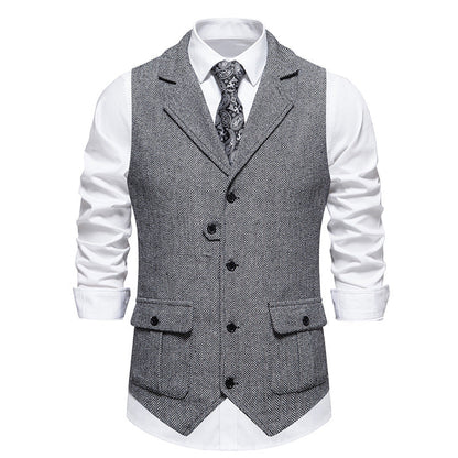 Stylish Men's Business Waistcoat Vest