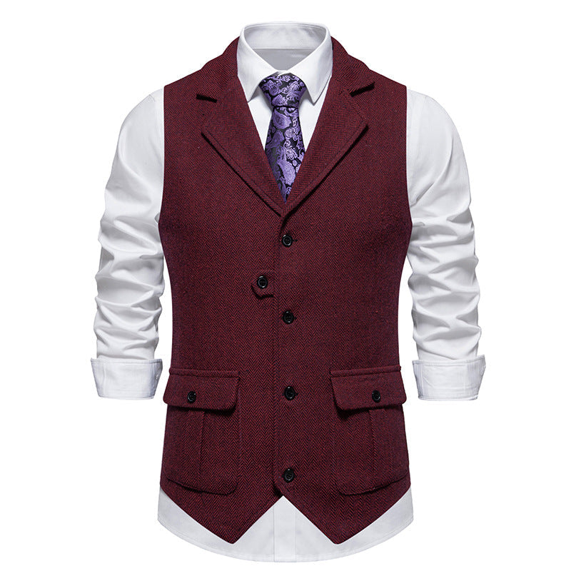 Stylish Men's Business Waistcoat Vest