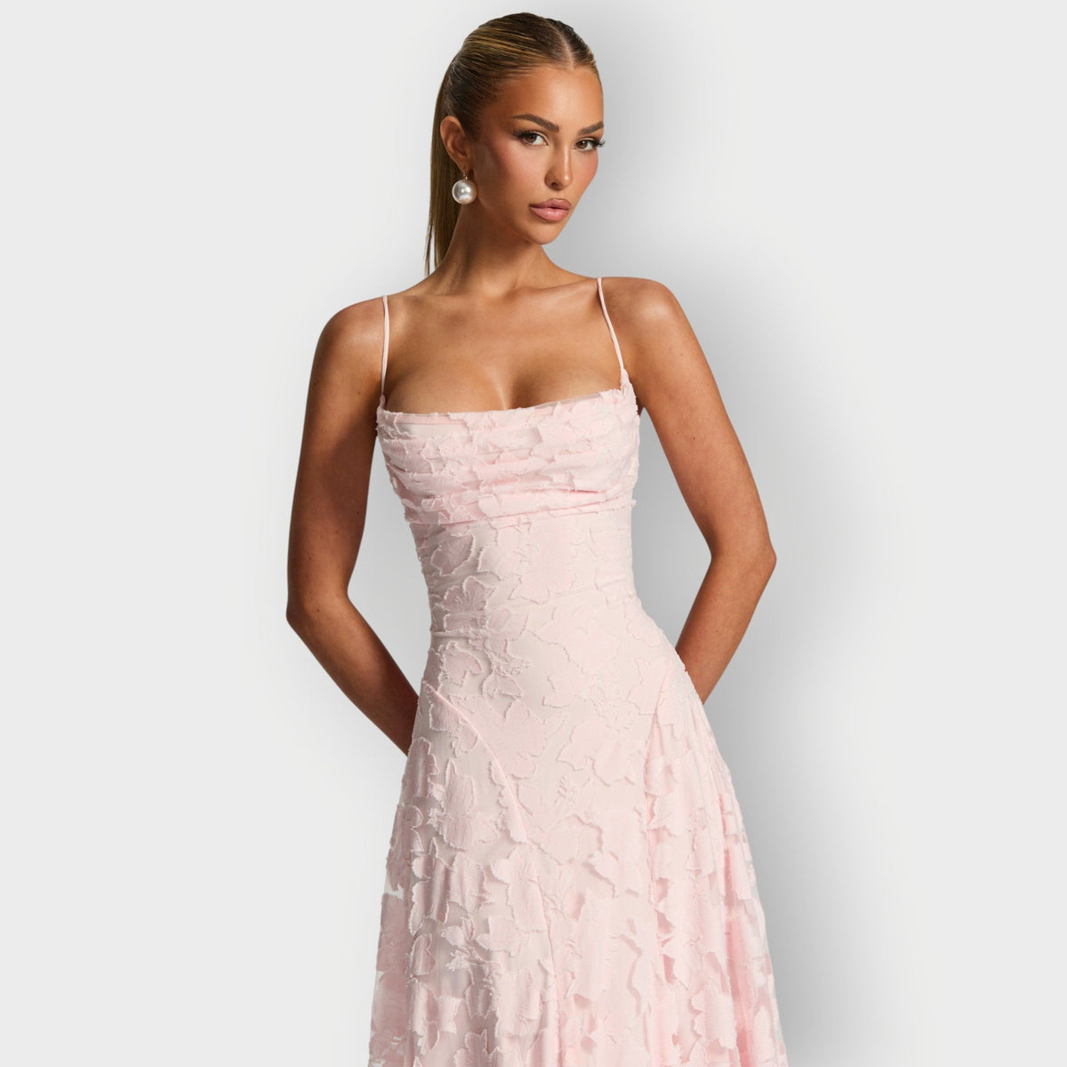 Luxurious Off Shoulder Velvet Evening Dress