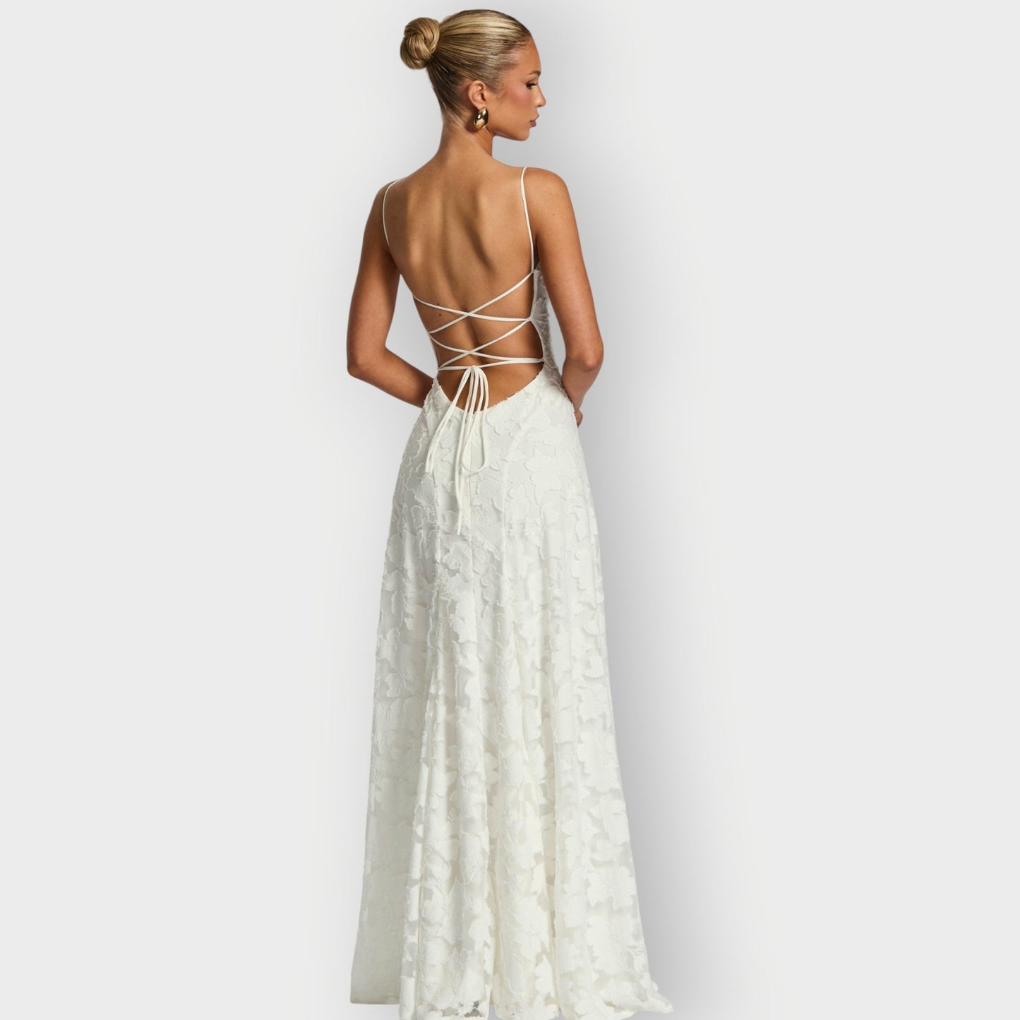 Elegant Strapless Velvet Evening Gown