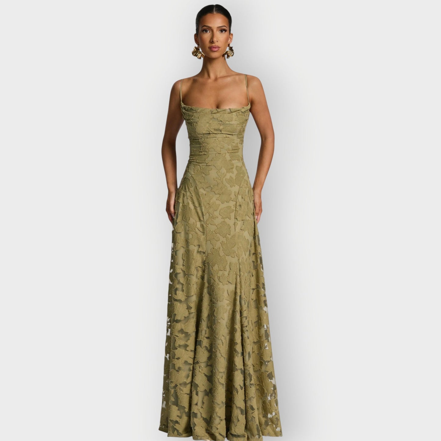 Luxurious Off Shoulder Velvet Evening Dress