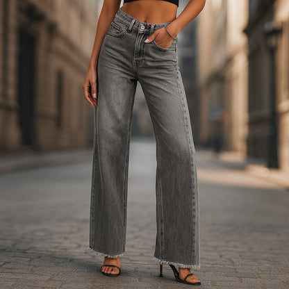 Women's High-Rise Wide Leg Jeans