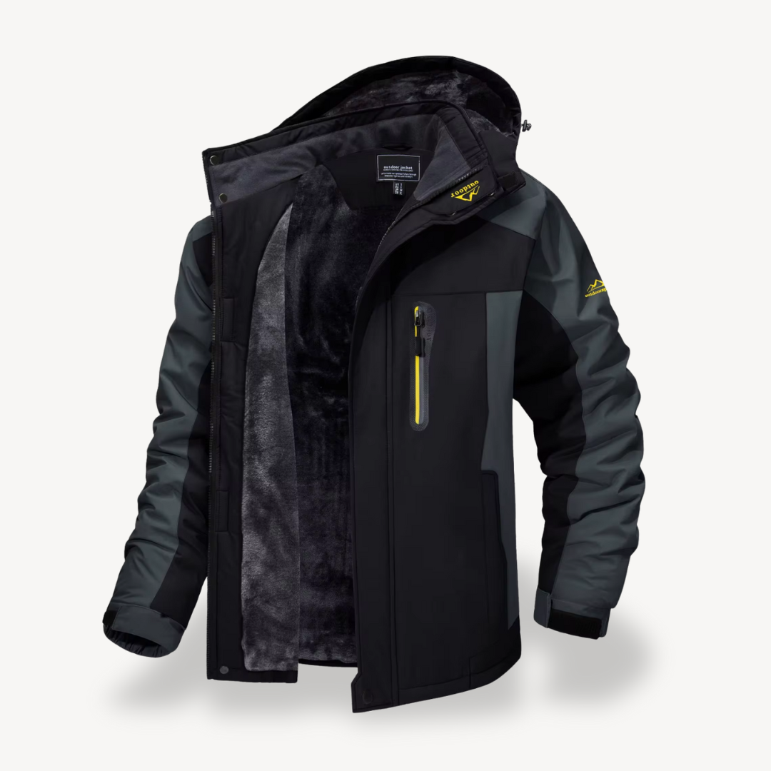 Men's Hooded Outdoor Jacket - VibreMode