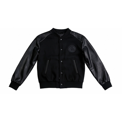 Men's Varsity Jacket Black York Style