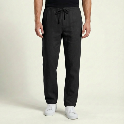 Men's Linen Trousers Lightweight Beige