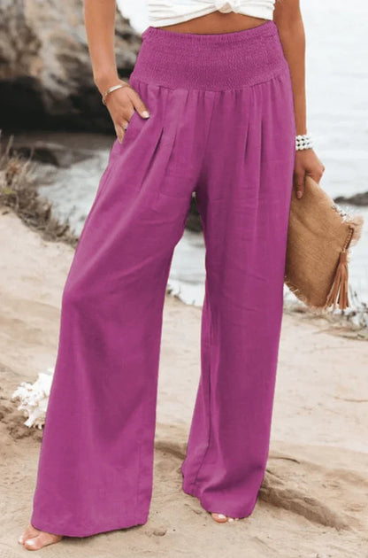Women's Stretch Palazzo Pants
