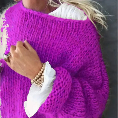Women's Oversized Round Neck Sweater