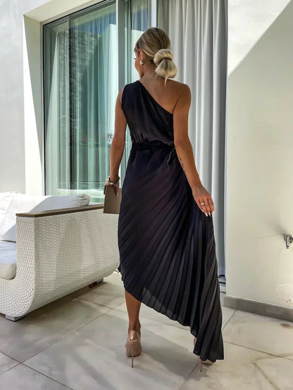 Chic Sleeveless Off Shoulder Summer Dress