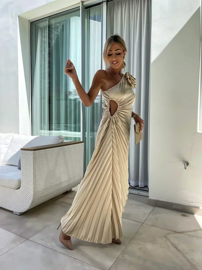Chic Sleeveless Off Shoulder Summer Dress