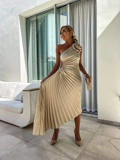 Beautiful Floral Off Shoulder Dress