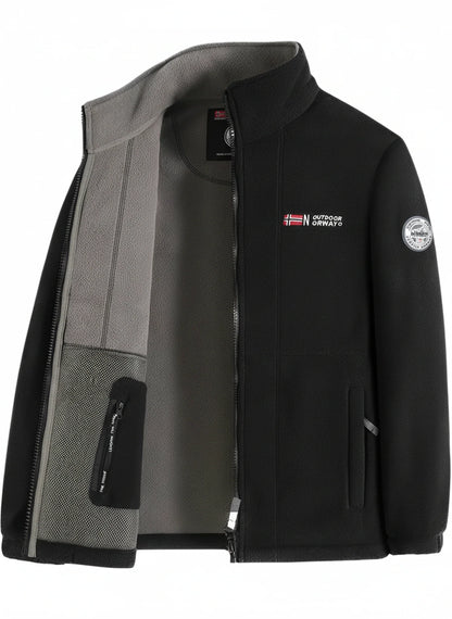 Men's Full Zip Fleece Jacket Outdoor