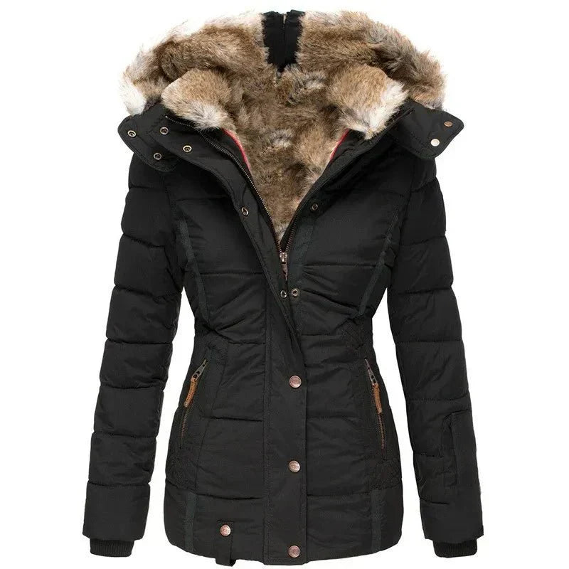 Warm Waterproof Women's Parka Coat - VibreMode