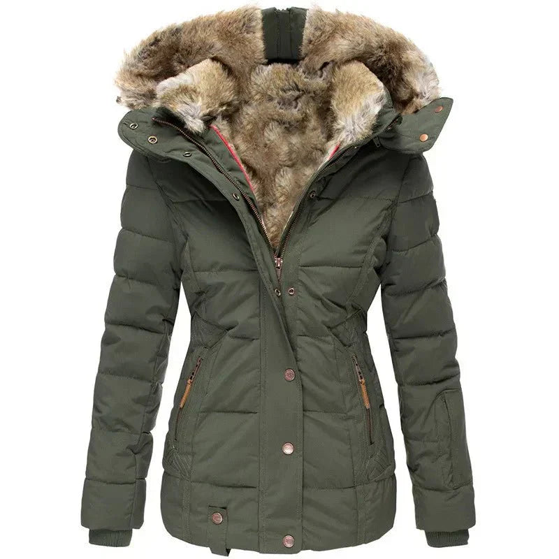 Warm Waterproof Women's Parka Coat