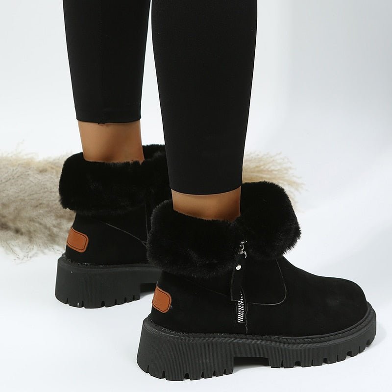 Women's Ankle Boots Non-Slip Side Zipper