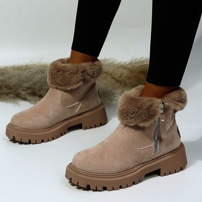 Women's Ankle Boots Non-Slip Side Zipper