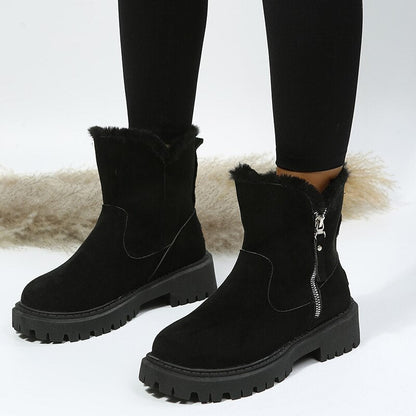 Women's Ankle Boots Non-Slip Side Zipper